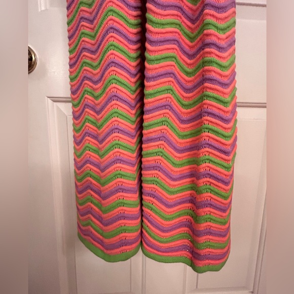 The Wolf Gang Beso Knit Crochet Maxi Dress In Tutti Frutti Large Free People - Picture 10 of 13